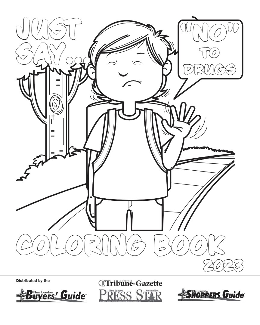 Say No to Drugs Coloring Book 2023